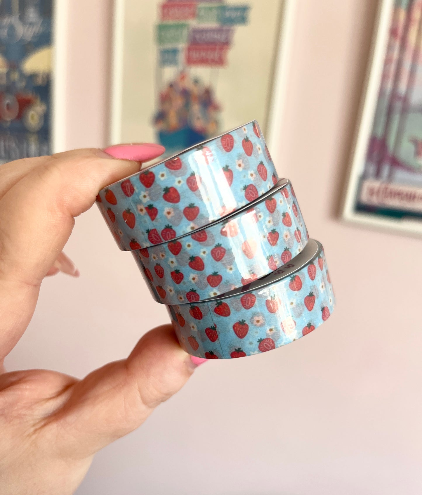 15mm Strawberry Fields Washi Tape