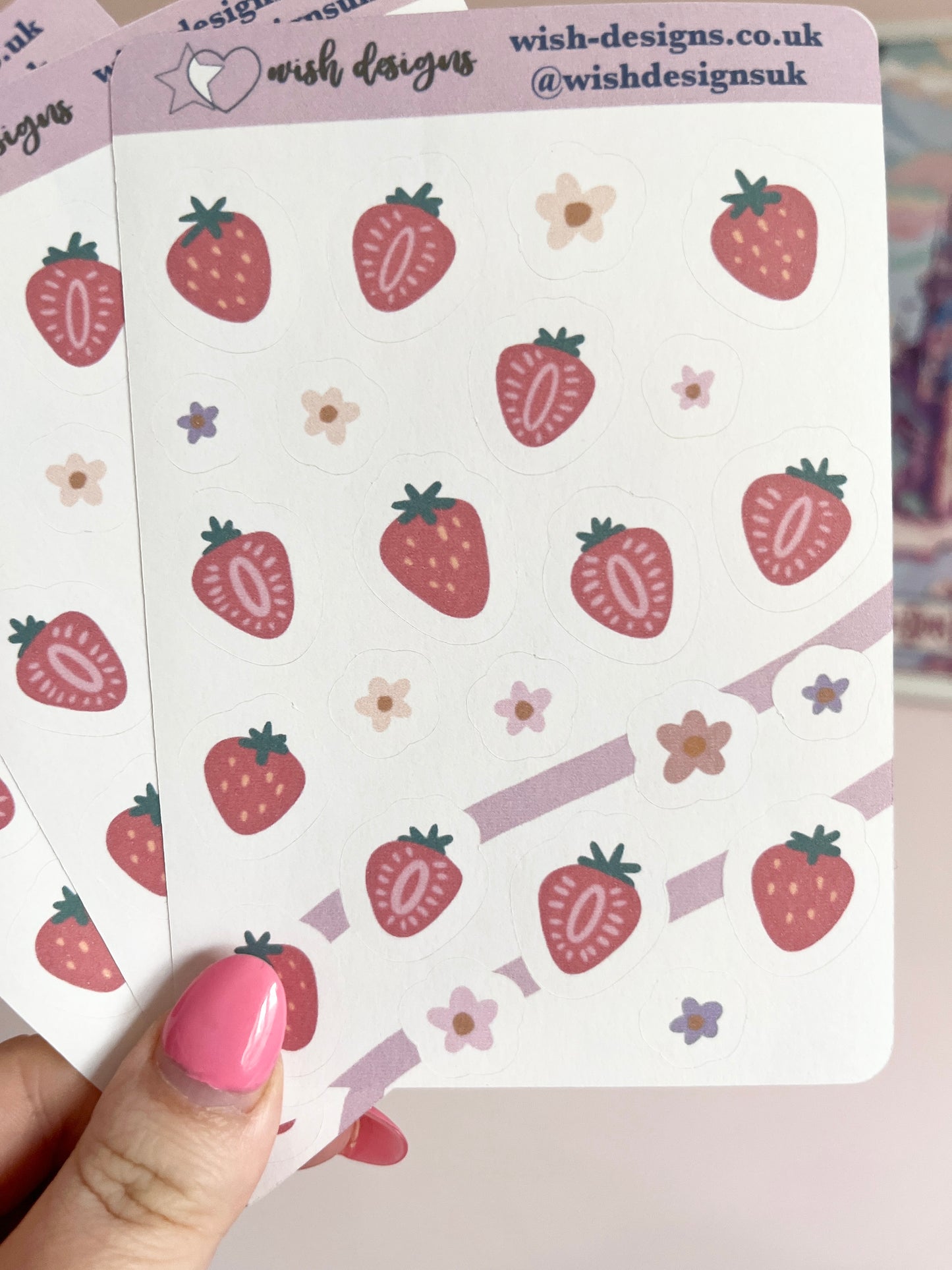 Strawberry Fields Sticker Sheet