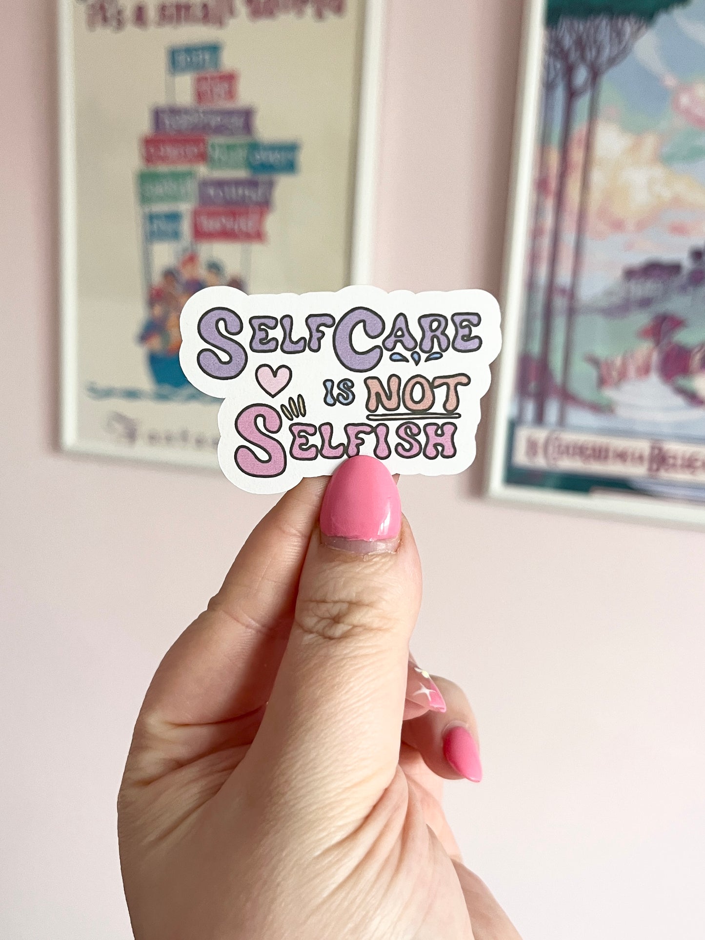 Self Care Large Sticker