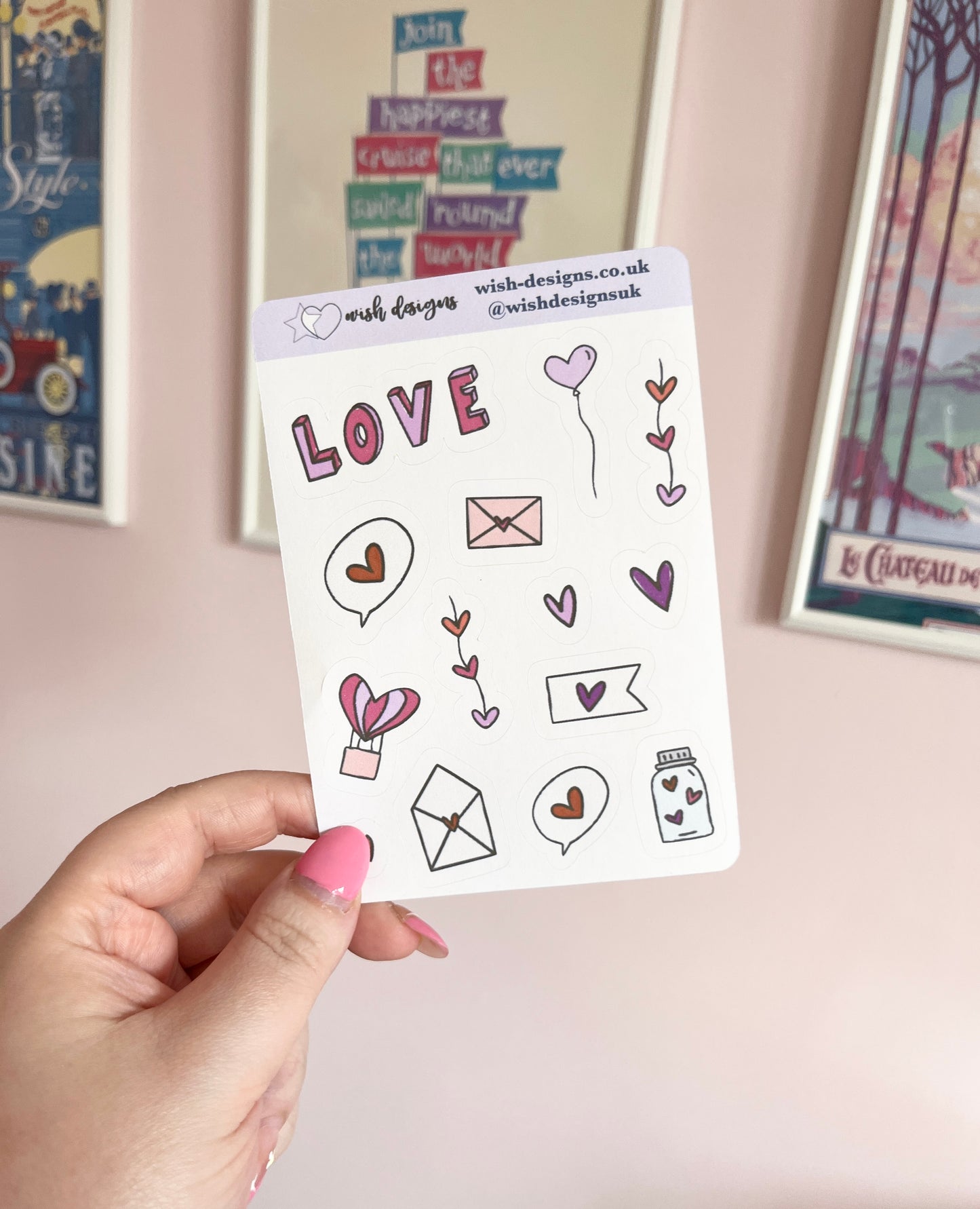 Love Letter Sticker Sheet